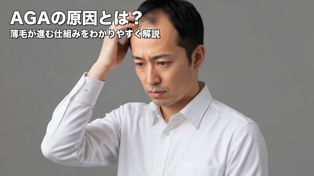AGAの原因とは？薄毛が進む仕組みをわかりやすく解説