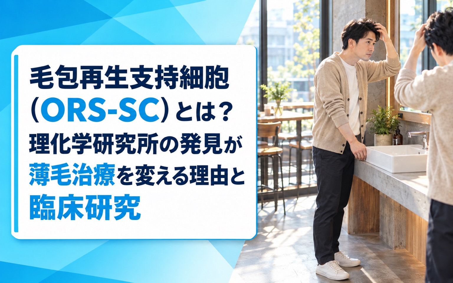 毛包再生支持細胞（ORS-SC）とは？理化学研究所の発見が薄毛治療を変える理由と臨床研究の最新動向【2026年】
