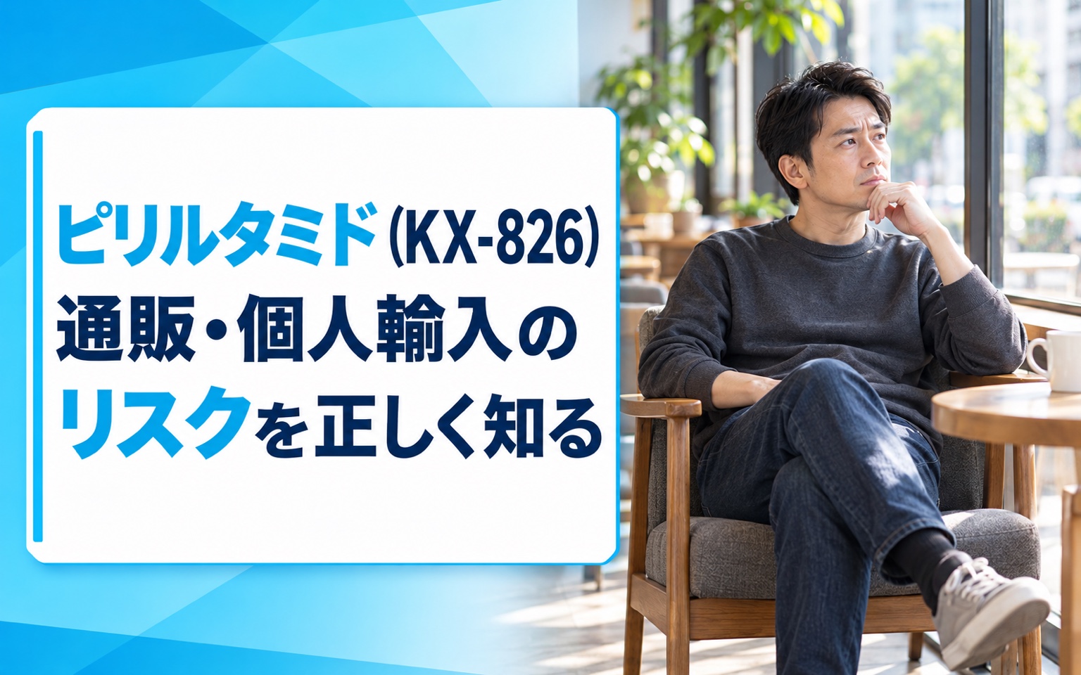 ピリルタミド（KX-826）通販・個人輸入のリスクを正しく知る【2026年版】